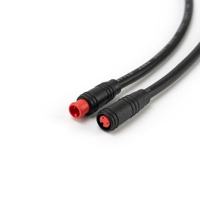 PVC 2A Cuurent de Mini Waterproof Cable Connector IP65 M8 que valora el uso de Ebike