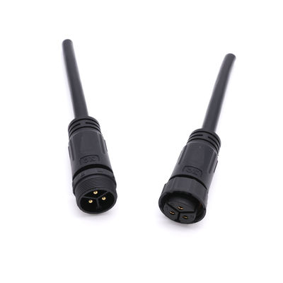 Conector de cable impermeable de nylon 3Pin M16 10A para la luz de calle