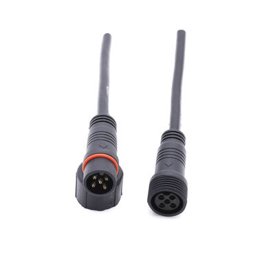 Pin Power Waterproof Cable Connector multi modificó el voltaje para requisitos particulares 300V