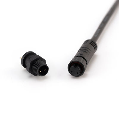 Mini M8 prenda impermeable 3 Pin Plug, 3A de rosca Ebike atando con alambre los conectores