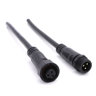 El PVC impermeable femenino M13 CCC del conector de cable PA66 certificó