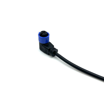 Aleación de cobre impermeable modificada para requisitos particulares del AWG del Pin M12 20 del conector 2 del LED