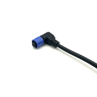 M12 conector hembra-varón de nylon L90 Pin Electric Customized Length multi