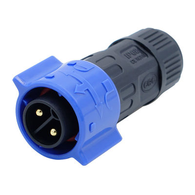 Clasificación IP67 Conector electrónico impermeable PA66 Enchufe para luces / vehículos LED