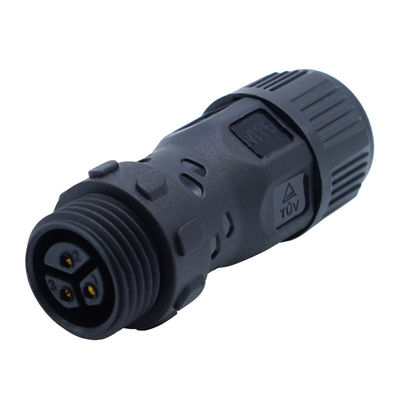 M16 Tipo de tornillo IP68 Conectores de enchufe resistentes al agua de sexo masculino y femenino para luces LED exteriores