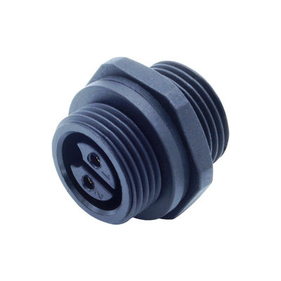 Conectores de conexión IP67 de tipo de tornillo de 2 pines
