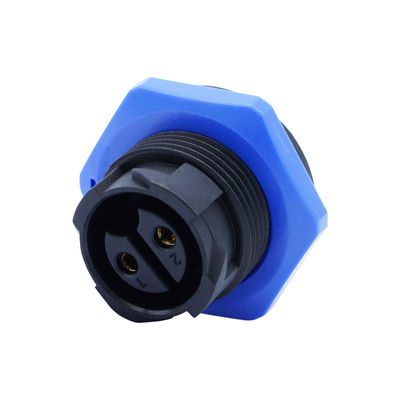 Conectores de conexión de panel trasero masculino M20 autobloqueable IP67