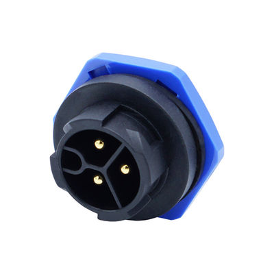 Conectores de conexión de panel trasero masculino M20 autobloqueable IP67