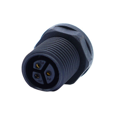 IP68 Conector de cabeza de codo M16 Conector resistente al agua de tipo tornillo masculino y femenino