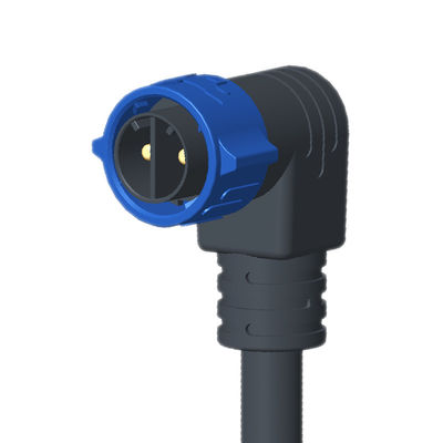 Conectores LED IP67 de cabeza de codo M20 con bloqueo automático
