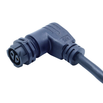 Conectores LED IP67 de cabeza de codo M20 con bloqueo automático