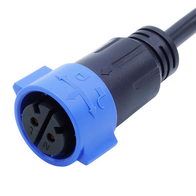 IP67 M25 Bloqueo por empuje 30A Conectores de enchufe eléctrico a prueba de agua