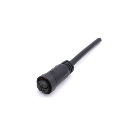 Conectores impermeables IP68 de PVC y nailon para fábrica china M20 3+3 3+2 núcleos enchufe impermeable para iluminación verde