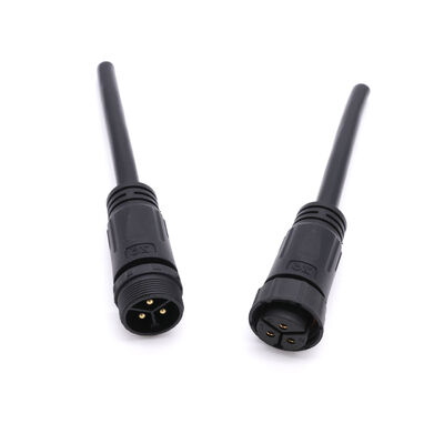 Conectores impermeables IP68 de PVC y nailon para fábrica china M20 3+3 3+2 núcleos enchufe impermeable para iluminación verde