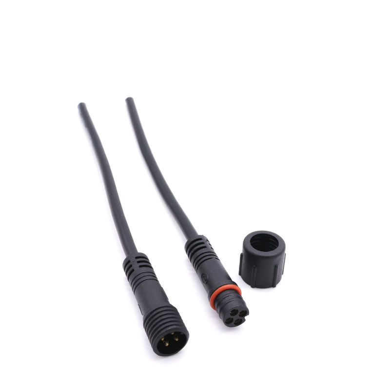 Conector de batería plástico de la bici de 3 Pin E, conector al aire libre del alambre M11